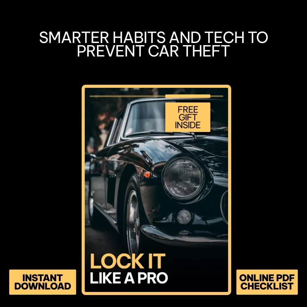 Lock It Like a Pro – Car Theft Prevention Guide, Vehicle Security Checklist, Smart Parking Safety Tips, Digital Download eBook for Drivers