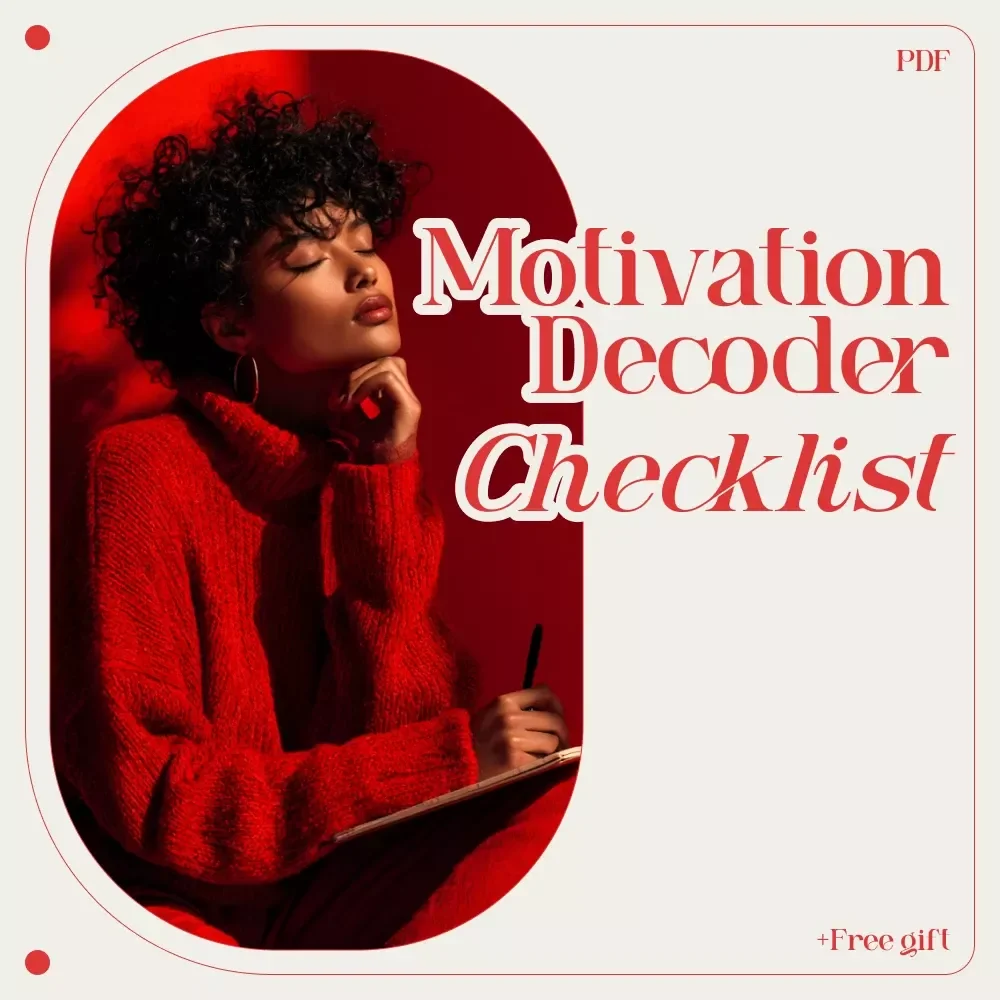 The Motivation Decoder Checklist – How to Motivate Anyone with a Simple, Practical Digital Checklist