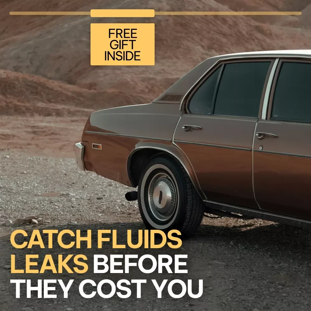 Catch Fluids Leaks Before They Cost You Guide | how to identify car fluid leaks | Digital Car Care eBook for DIY Drivers
