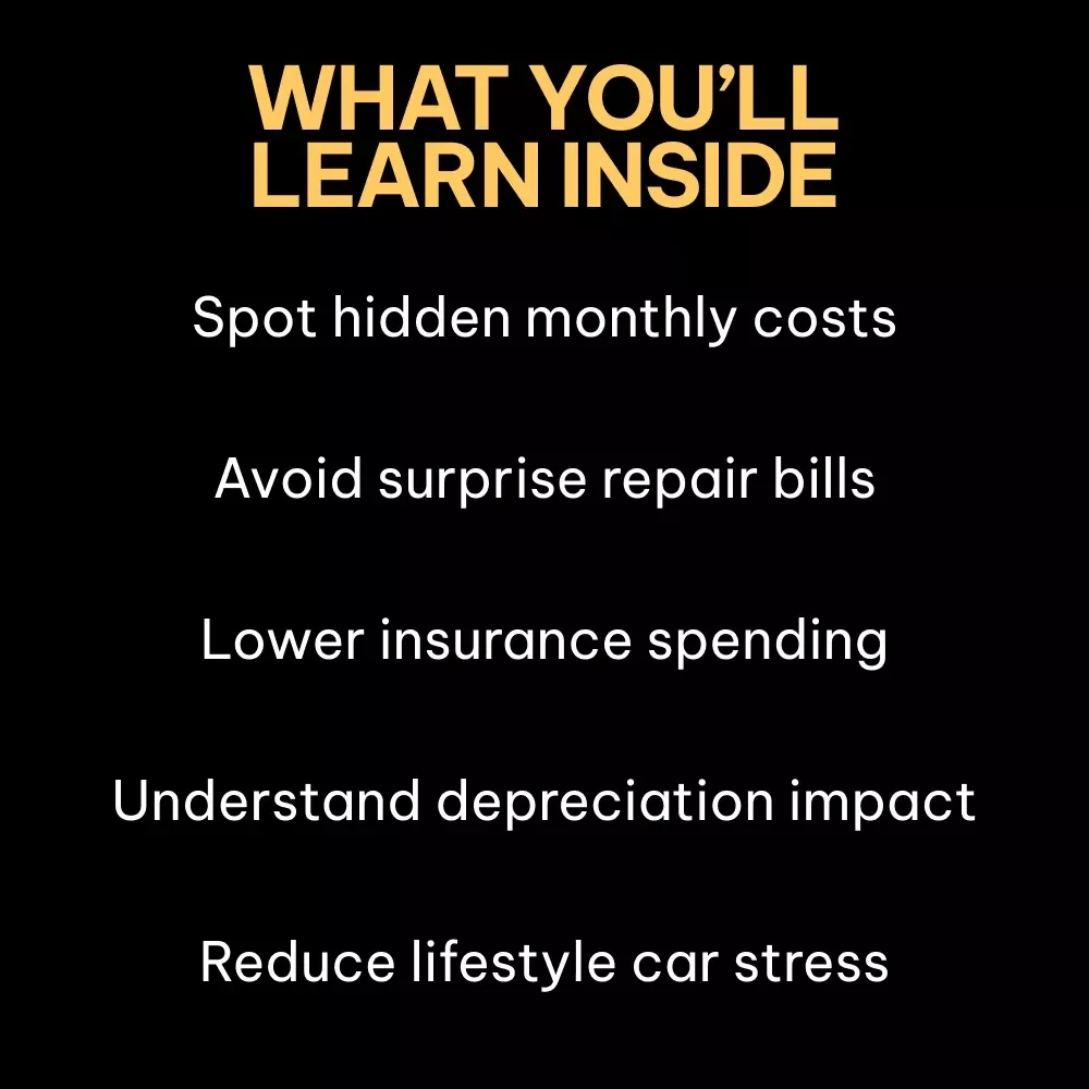 The Real Price of the Road | Eye-Opening eBook on the Hidden Costs of Car Ownership | Smart Budgeting & Ownership Guide