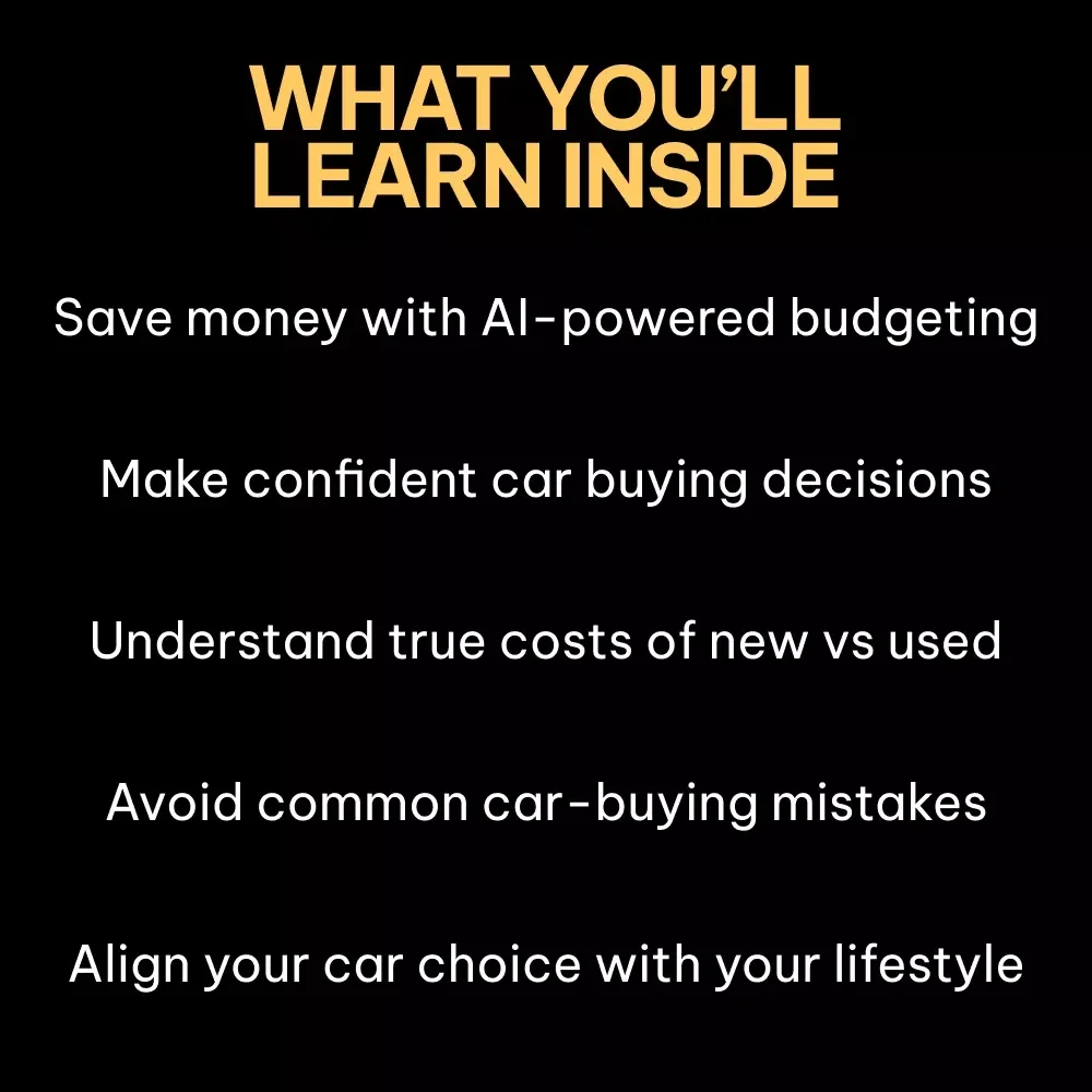 Drive Smart in 2026: Choosing Between New and Used Cars Guide – New Car vs Used Car How to Decide eBook