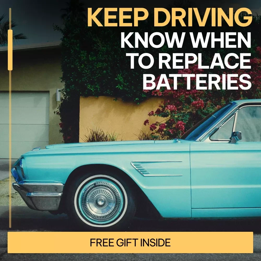 Keep Driving: Know When to Replace Batteries | Car Battery Care eBook Guide | Digital Download for Smart Drivers | when to replace a car battery Tips & Maintenance Checklist | DIY Auto Care Resource