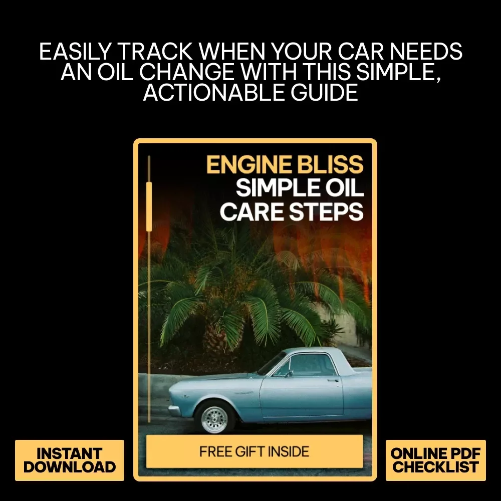 Engine Bliss: Simple Oil Care Steps Checklist – Your Essential Guide to Knowing When Your Car Needs an Oil Change