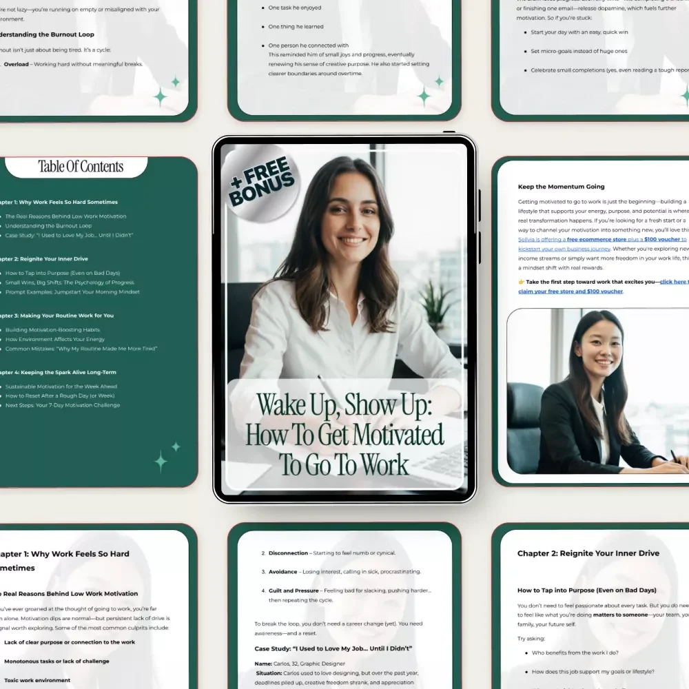 Wake Up, Show Up: How to Get Motivated to Go to Work | Practical Motivation Guide for Burnout, Productivity & Daily Drive