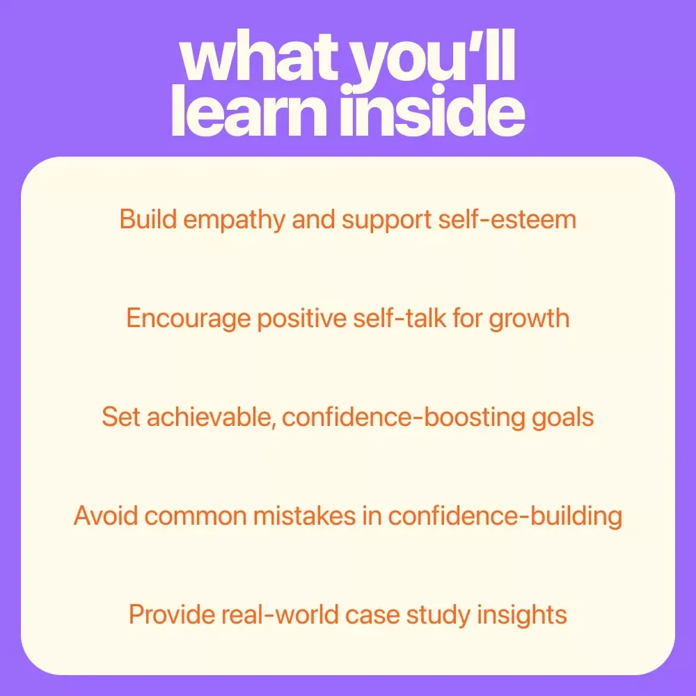 Boost Their Spark: A Simple Guide to Lifting Low Self-Confidence - Practical Steps to Empower and Inspire Confidence