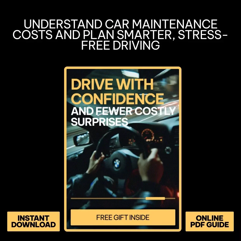 Drive With Confidence and Fewer Costly Surprises | Smart Car Care Guide on how to plan for car maintenance costs | Digital Download