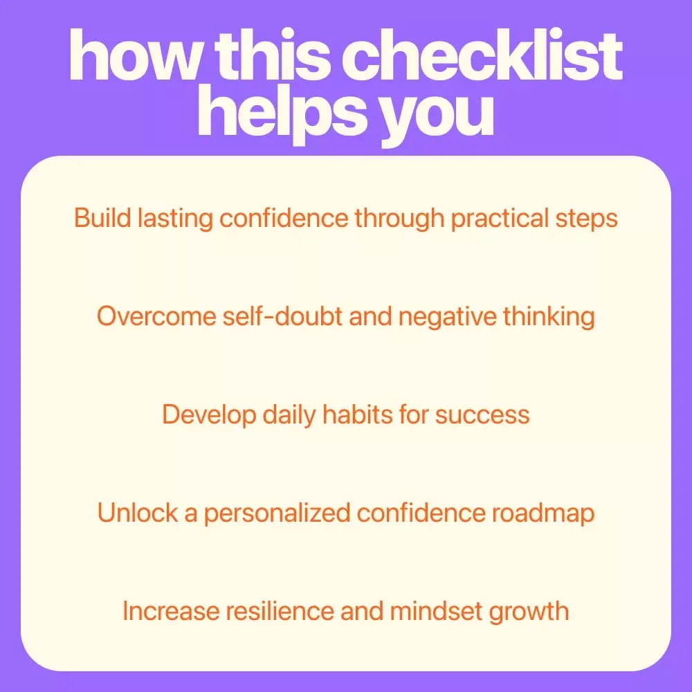 Confidence Catalyst: Your Action-Packed Checklist to Boost Boldness