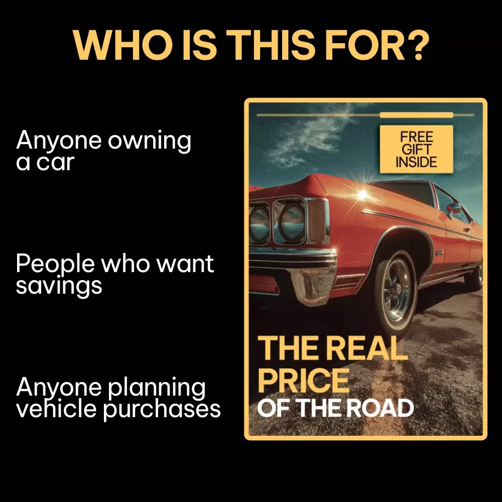 The Real Price of the Road | Eye-Opening eBook on the Hidden Costs of Car Ownership | Smart Budgeting & Ownership Guide