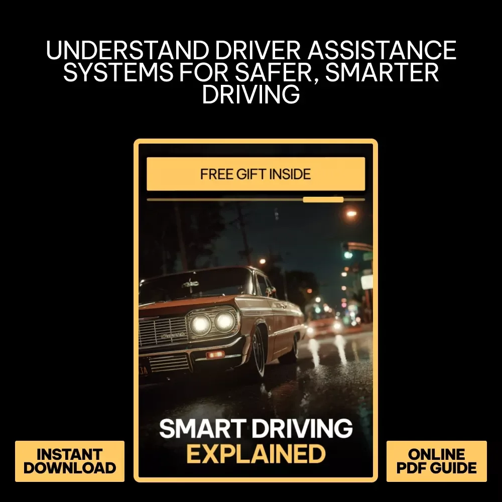 Smart Driving Explained – Driver Assistance Systems Guide, ADAS eBook for Modern Cars, AI Driving Features, Safer Everyday Driving Digital Download