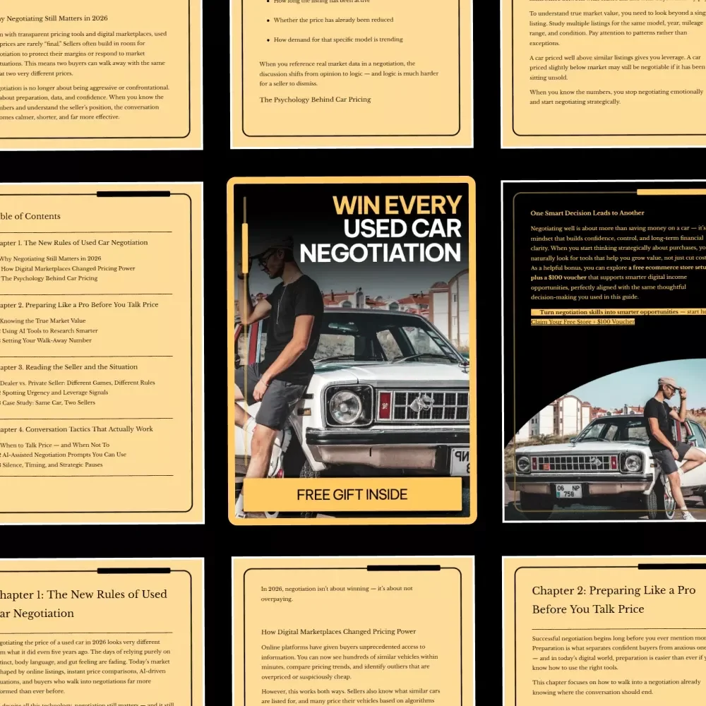 Win Every Used Car Negotiation: Master the Art of Negotiating the Best Price on Your Next Used Car Purchase