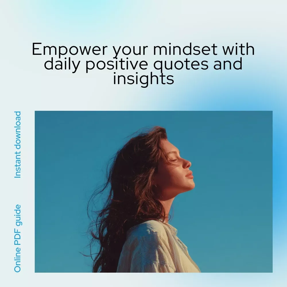 Bright Words, Brighter Mind: A Daily Spark of Positive Thinking - Motivational Quotes eBook
