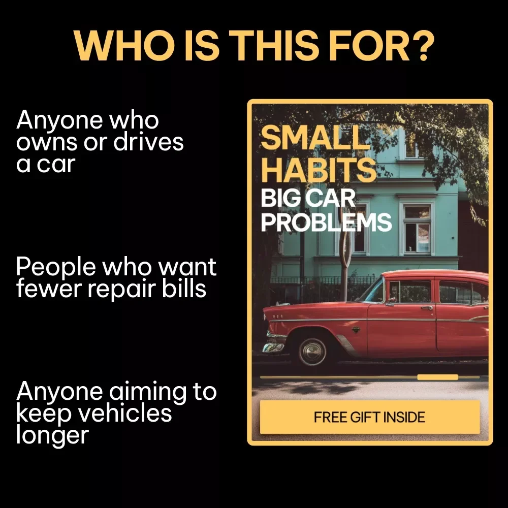 Small Habits Big Car Problems – Car Maintenance Guide eBook, Driving Habits Checklist, Vehicle Longevity Digital Download for Smarter Car Ownership