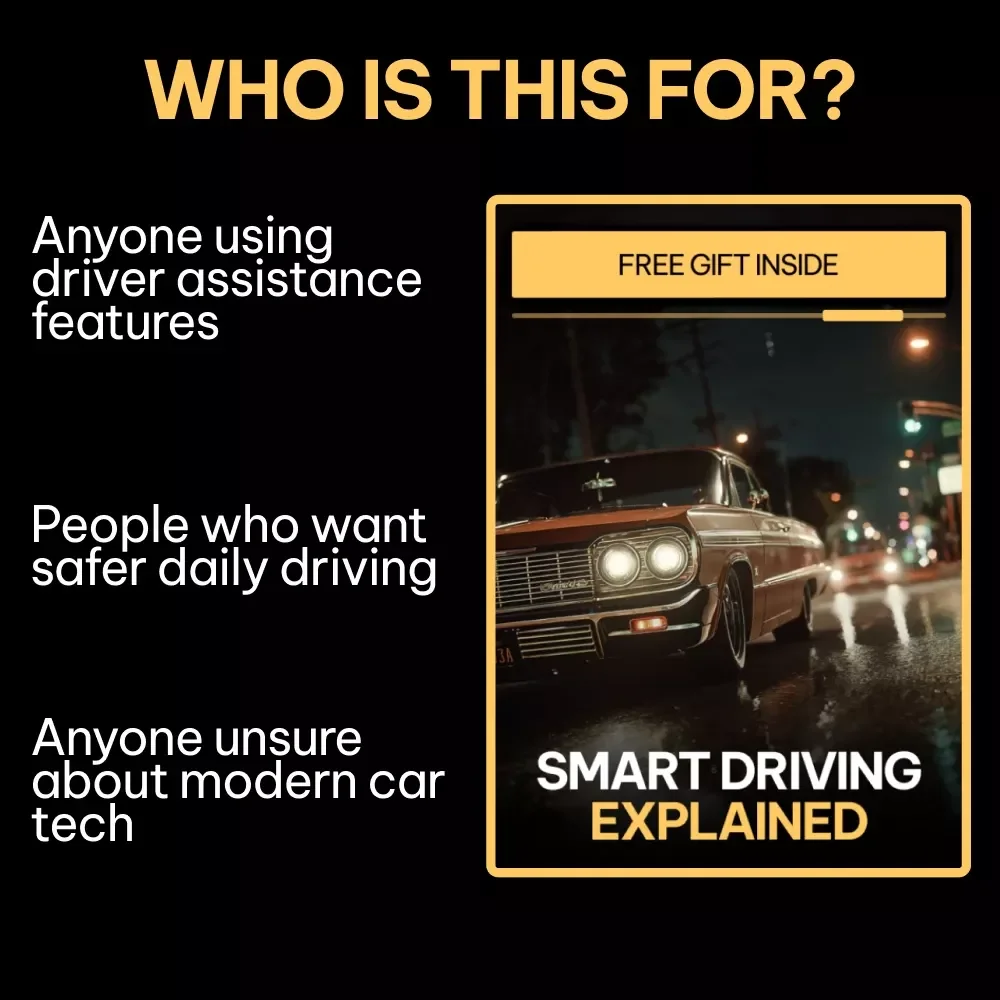 Smart Driving Explained – Driver Assistance Systems Guide, ADAS eBook for Modern Cars, AI Driving Features, Safer Everyday Driving Digital Download