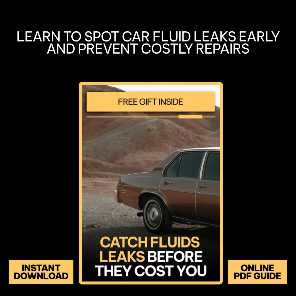 Catch Fluids Leaks Before They Cost You Guide | how to identify car fluid leaks | Digital Car Care eBook for DIY Drivers