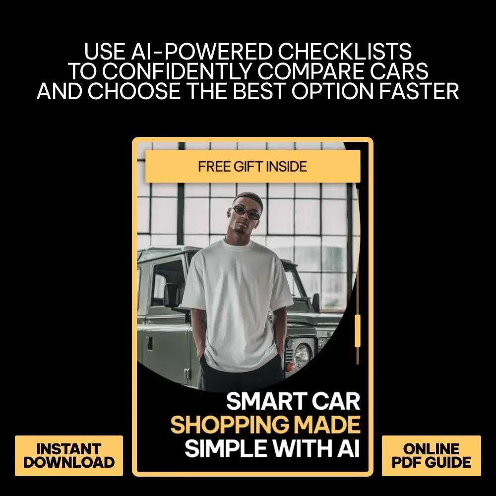 Smart Car Shopping Made Simple With AI | Digital Checklist Guide for Smarter Buying | Learn how to use ai to compare car options