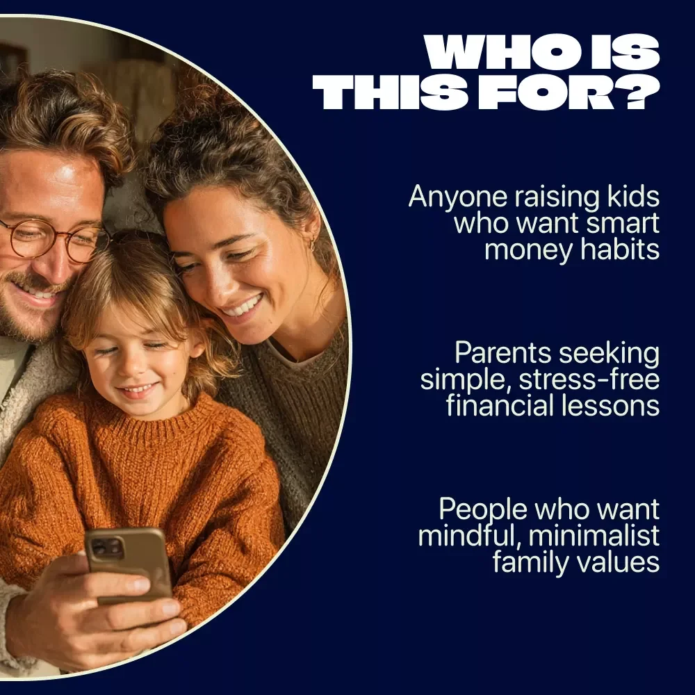 Teaching Kids the Art of Minimalist Spending for Lifelong Financial Smarts | Kids Money Guide, Minimalist Spending for Kids, Financial Literacy eBook for Parents