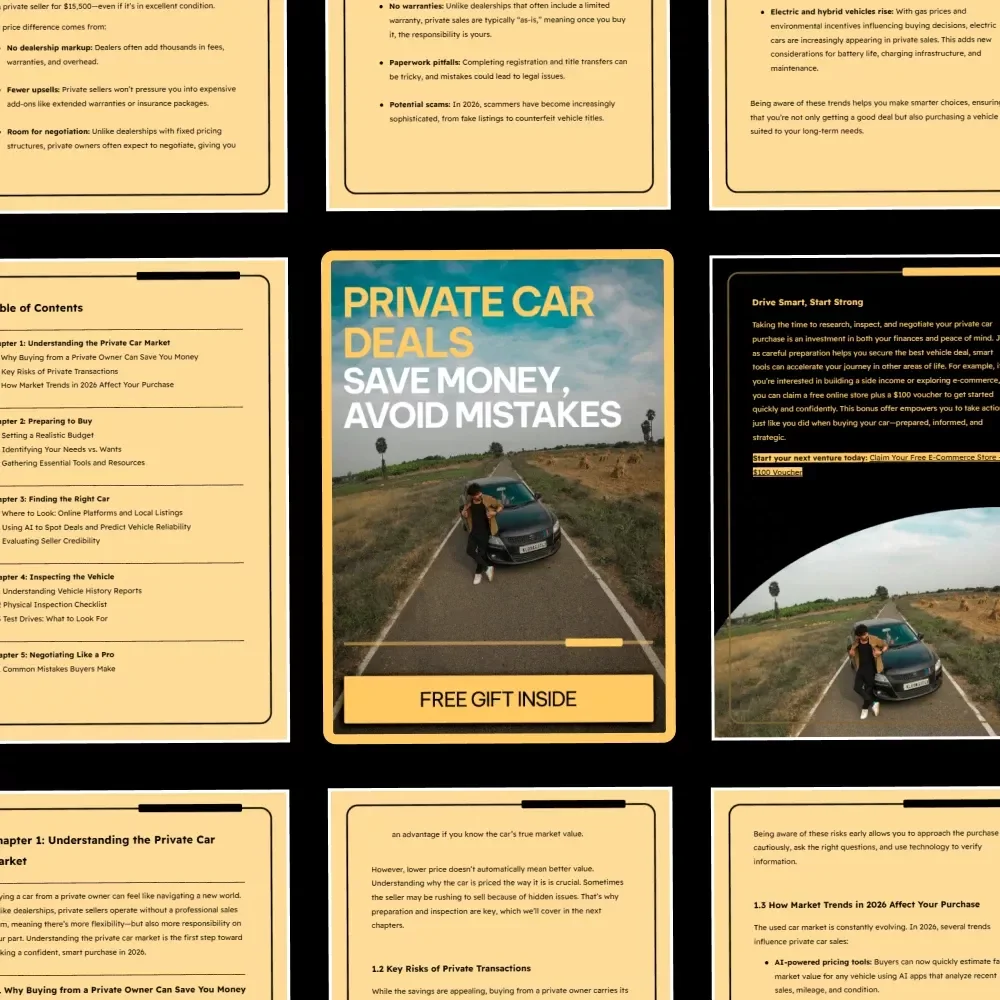 Private Car Deals: Save Money, Avoid Mistakes - A Step-by-Step Guide to Buying a Used Car from a Private Owner