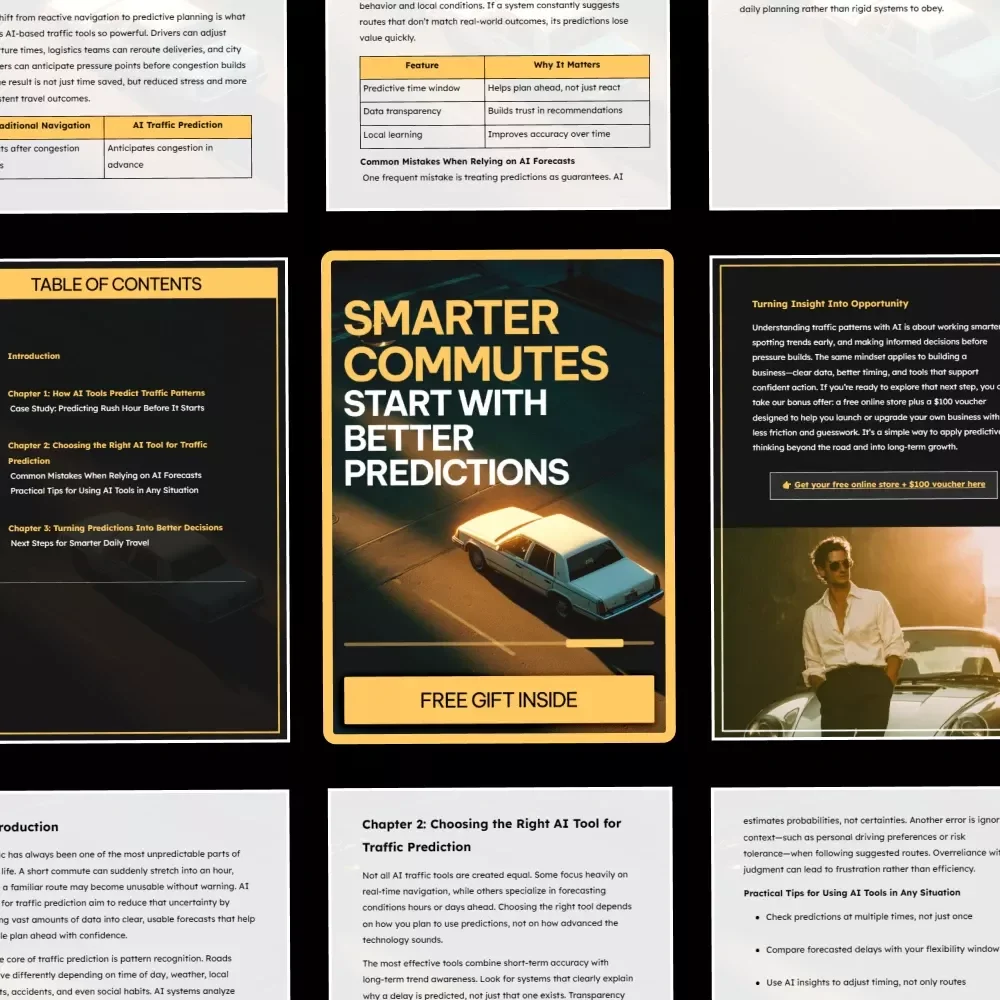 Smarter Commutes Start With Better Predictions | AI Tools for Traffic Prediction Guide for Daily Travel, Commuters, Planners & Data-Driven Decisions