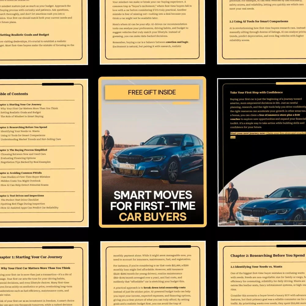 Smart Moves for First-Time Car Buyers: The Ultimate Guide for Things to Know Before Buying Your First Car