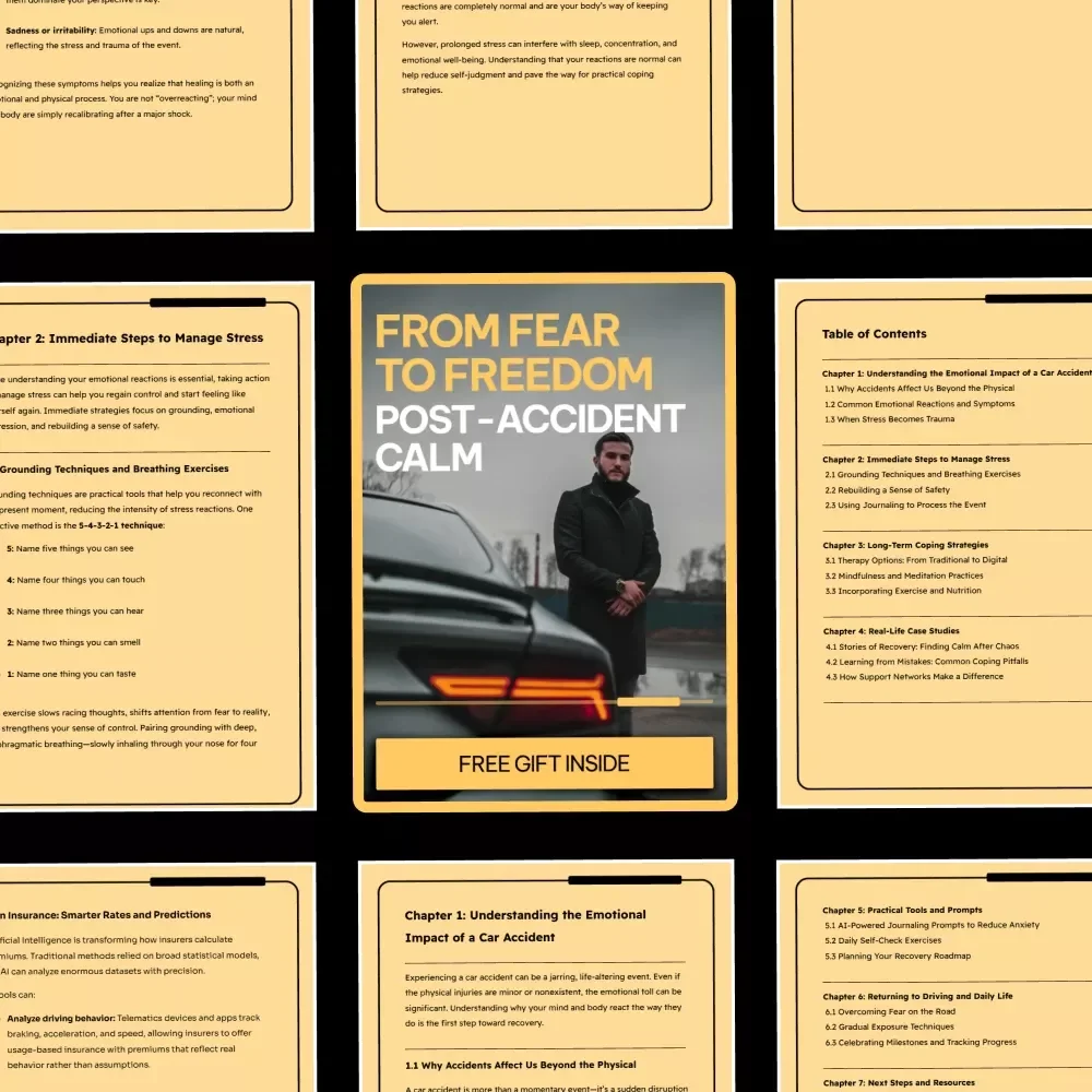 From Fear to Freedom: Post-Accident Calm – Car Accident Emotional Recovery Guide, Anxiety Relief eBook, Fear of Driving Healing Workbook, Trauma-Informed Digital Download