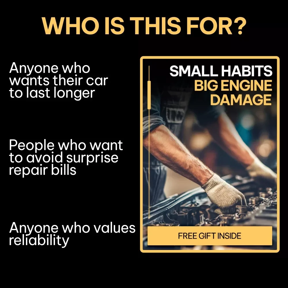 Small Habits Big Engine Damage – Car Maintenance Guide, Engine Care eBook, Prevent Costly Repairs, Smart Driving & Vehicle Longevity Digital Download