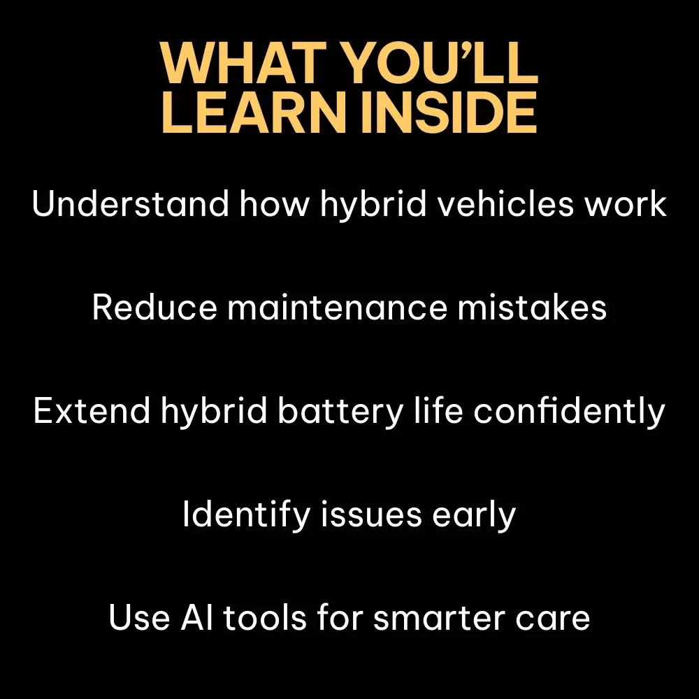 Essential Hybrid Maintenance Secrets – Smart Hybrid Vehicle Care Guide, AI-Powered Tips, Battery Life & Troubleshooting eBook Download