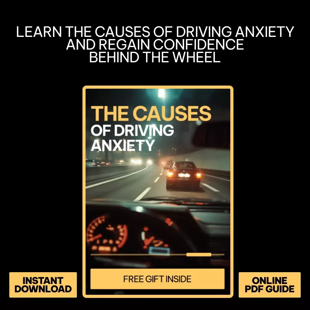 The Causes of Driving Anxiety – Insightful eBook Guide Exploring the causes of driving anxiety, Mental Health & Confidence Behind the Wheel