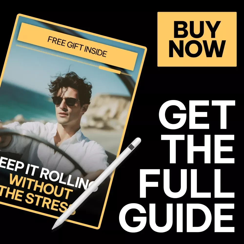 Keep It Rolling Without the Stress – Older Car Maintenance Guide, Preventive Repairs eBook, Long-Term Reliability Checklist, Digital Download