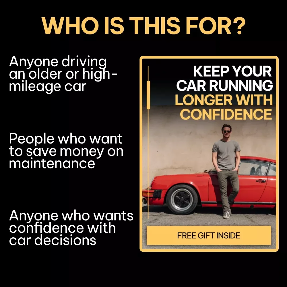 Keep Your Car Running Longer With Confidence – Smart Car Maintenance Guide for Older Vehicles, Preventive Maintenance, Repair vs Replace Decisions, Digital Download eBook