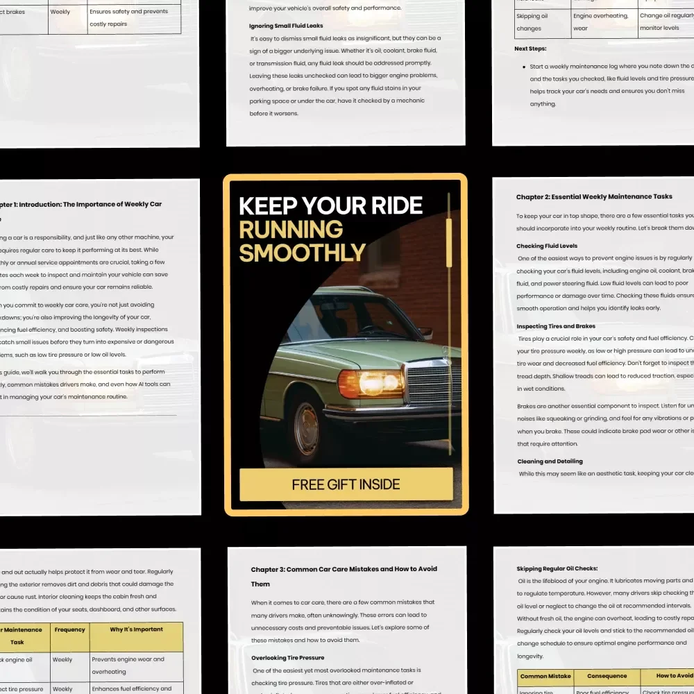 Keep Your Ride Running Smoothly – Practical Guide with Weekly Car Care Tips for Easy Vehicle Maintenance