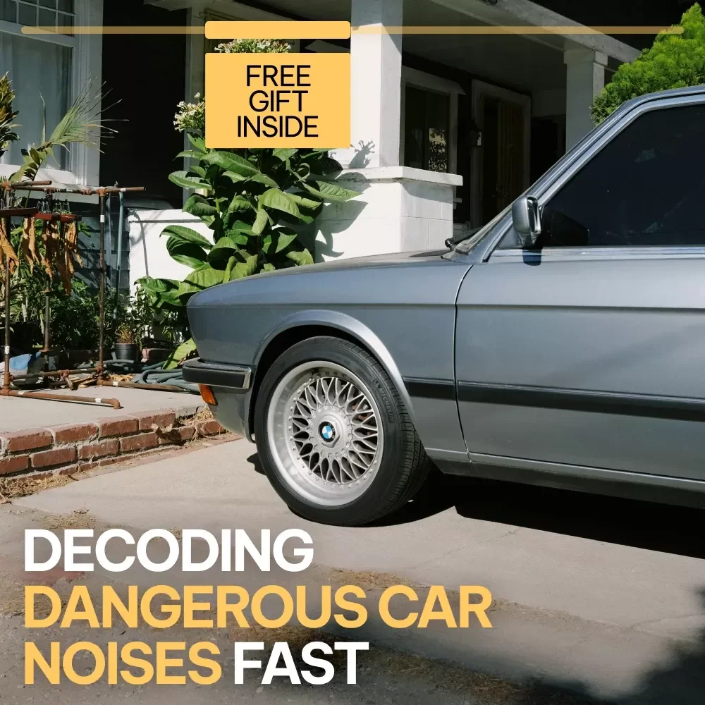 Decoding Dangerous Car Noises Fast – Digital Guide for car noises you should not ignore | Instant Download