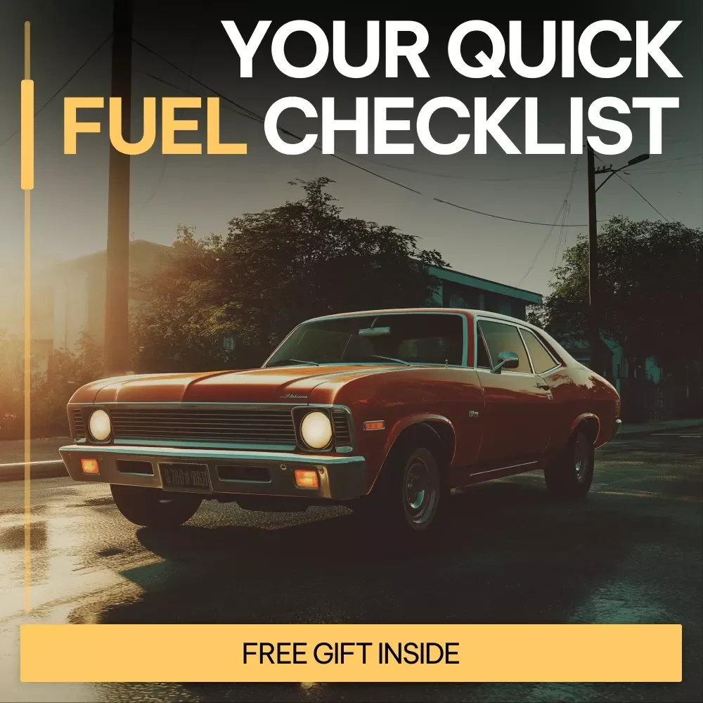 Gas, Diesel, EV? Your Quick Fuel Checklist | Car Fuel Comparison Guide, Gasoline Diesel Hybrid EV Decision Tool, Digital Download for Smart Vehicle Buyers