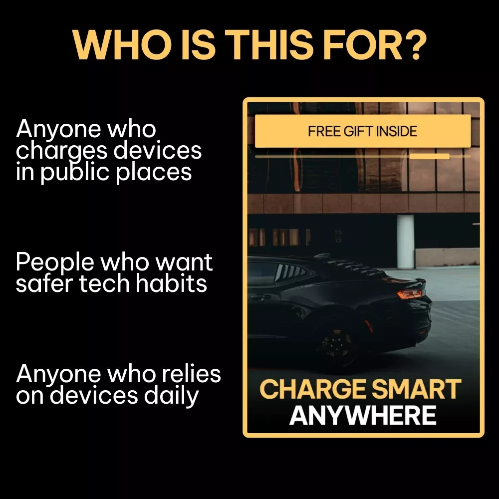 Charge Smart Anywhere | Digital Charging Guide, Charging Etiquette & Safety First Checklist, Tech Tips for Efficient Charging, AI Prompts for Charging Stations eBook