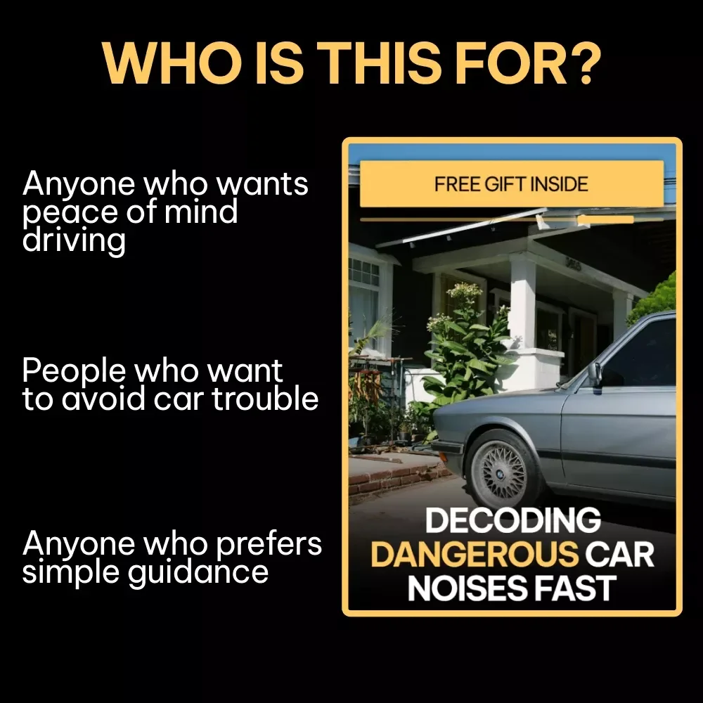 Decoding Dangerous Car Noises Fast – Digital Guide for car noises you should not ignore | Instant Download