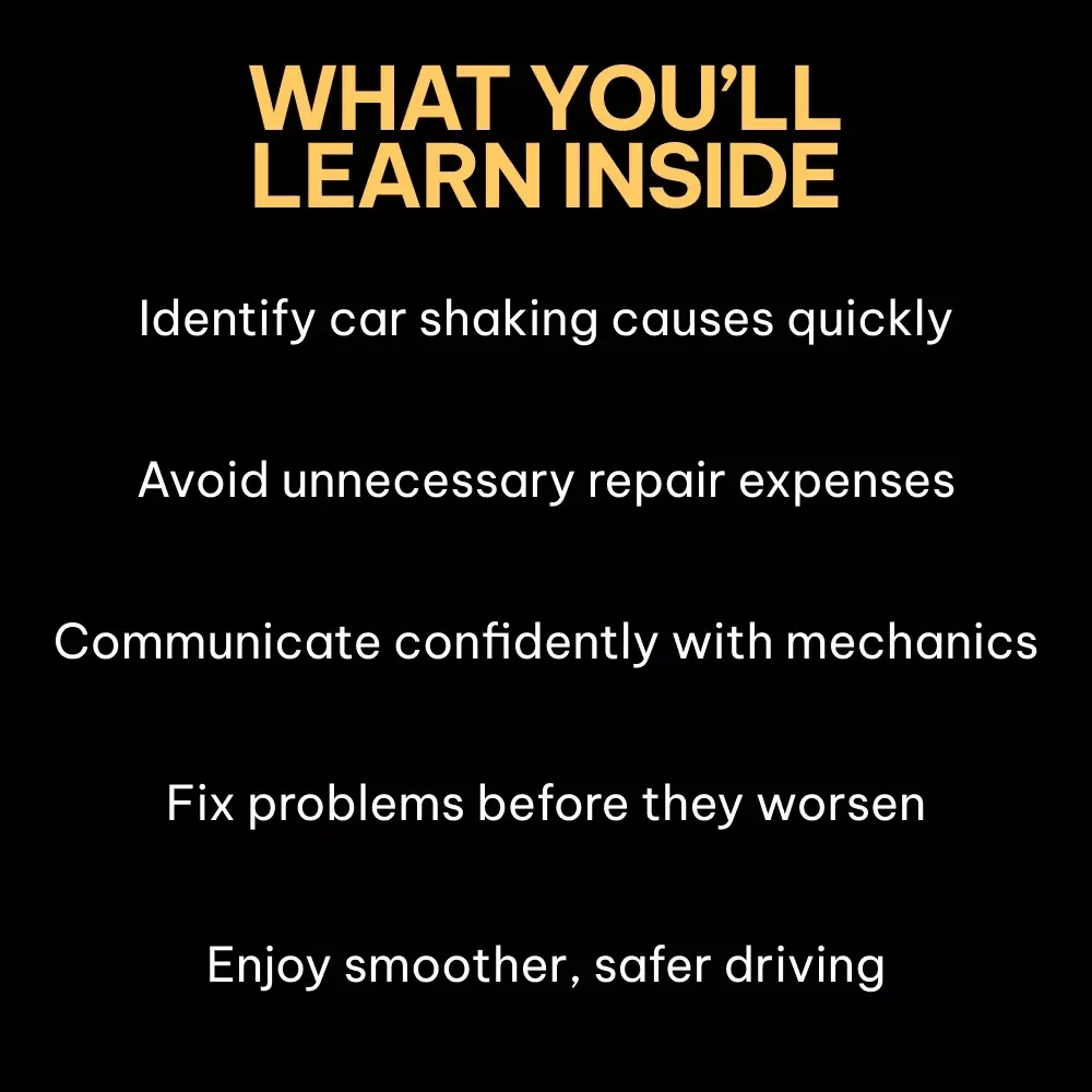 Why Your Car Shakes: A Driver’s Guide – Easy Diagnostic Guide Explaining the Reasons a Car Shakes While Driving