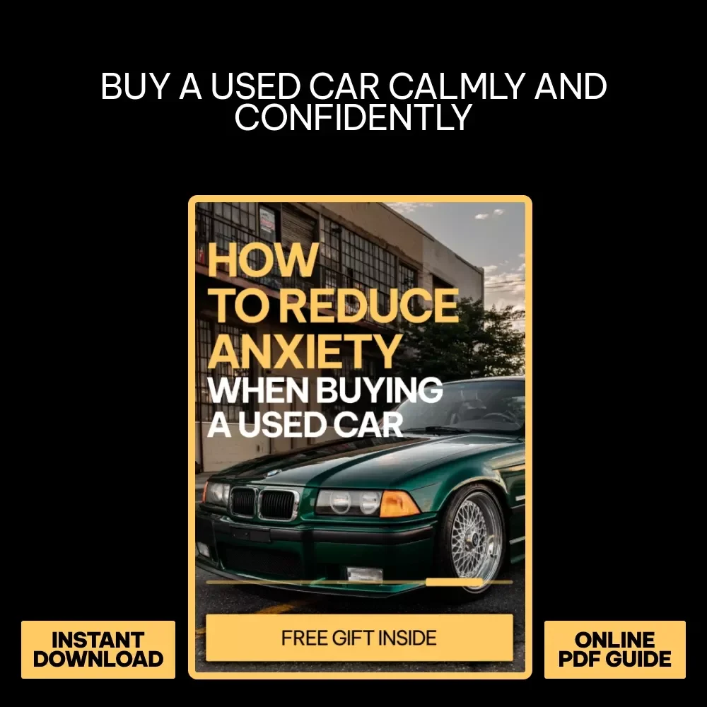 How to Reduce Anxiety When Buying a Used Car – Step-by-Step Guide for Reducing Anxiety When Buying Used Cars, Smart Research, Confident Negotiation & Stress-Free Car Shopping