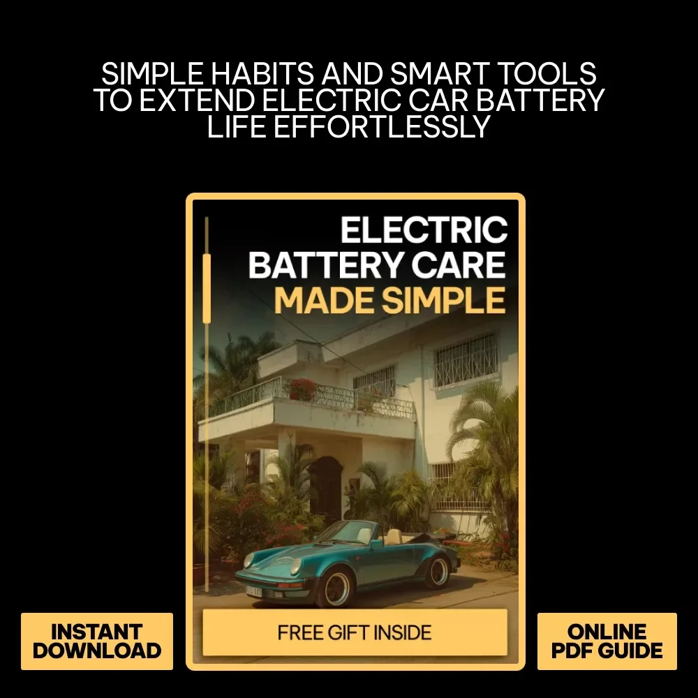 Electric Battery Care Made Simple | Practical Guide for Taking Care of Electric Car Batteries, Daily Habits, Charging Tips & AI Tools