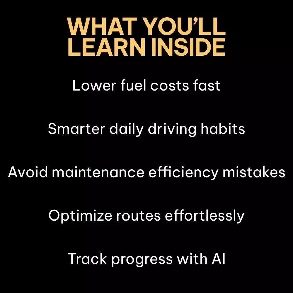 Fuel Smarts: Avoid Costly Efficiency Mistakes – Smart Driving Guide to Common Fuel Efficiency Mistakes, Save Gas, Cut Costs, AI-Powered Fuel Tips