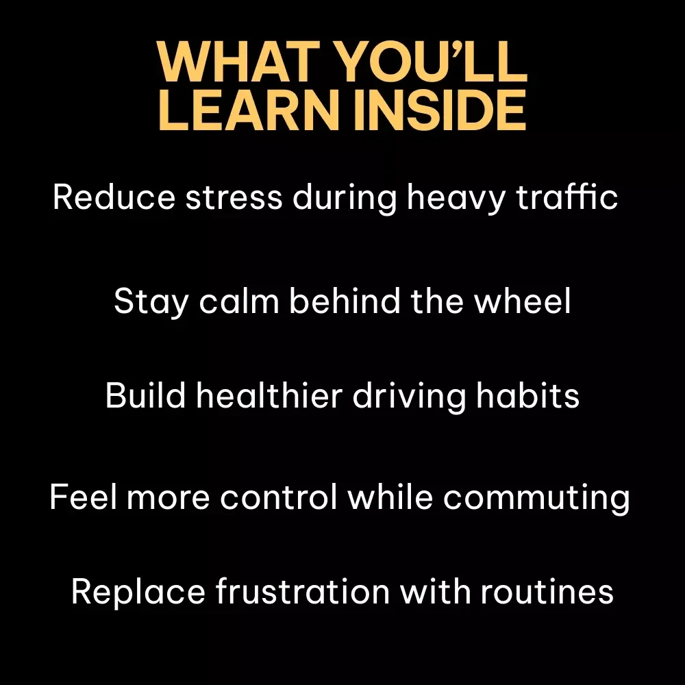 Finding Calm When the Road Refuses to Move – Traffic Stress Relief Guide for Calm Driving, Mindfulness in Heavy Traffic, Stress Management for Daily Commutes