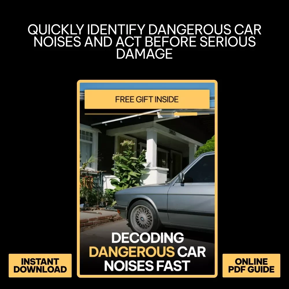 Decoding Dangerous Car Noises Fast – Digital Guide for car noises you should not ignore | Instant Download