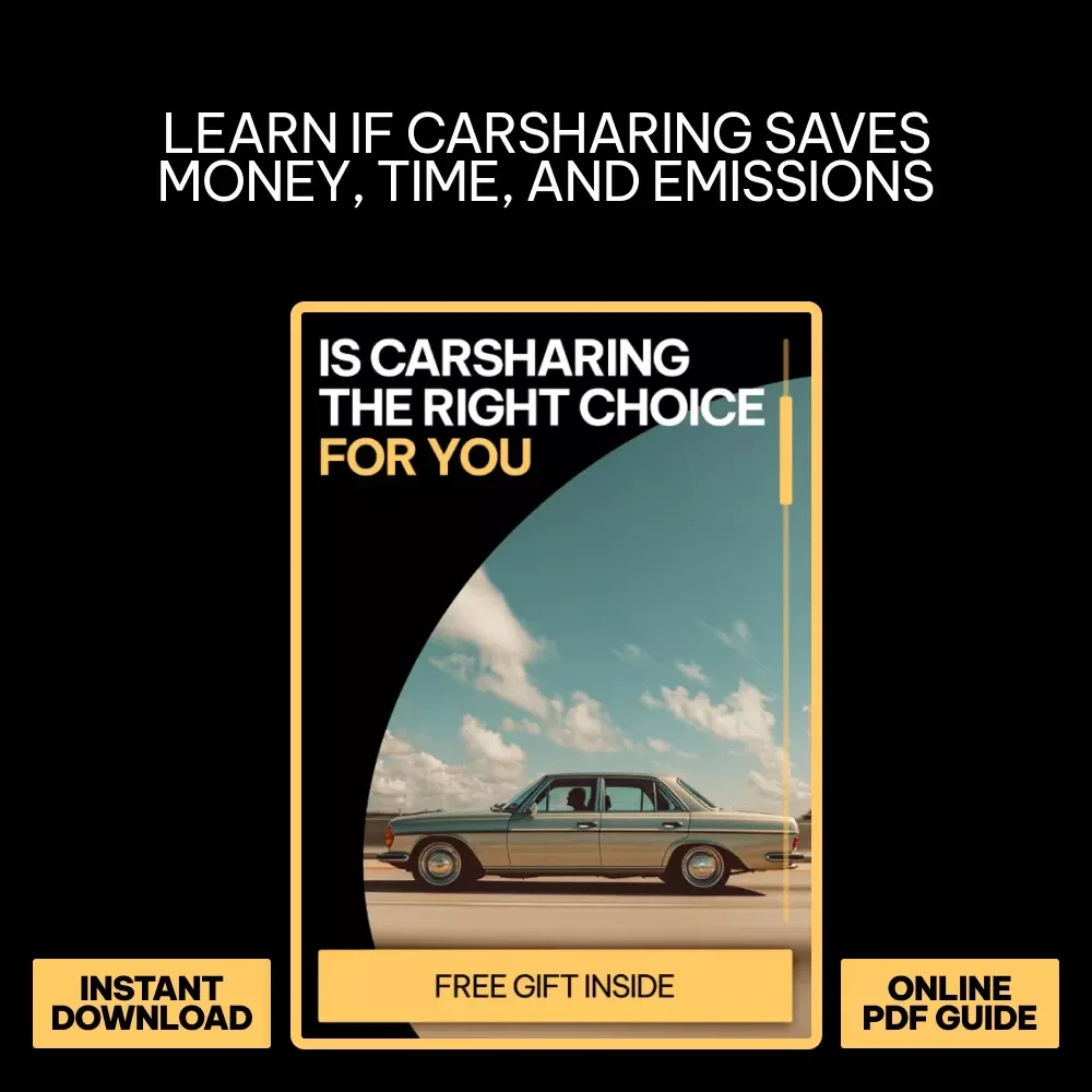 Is Carsharing the Right Choice for You – Practical Guide Exploring for Smarter, Cheaper, Greener Transportation Decisions