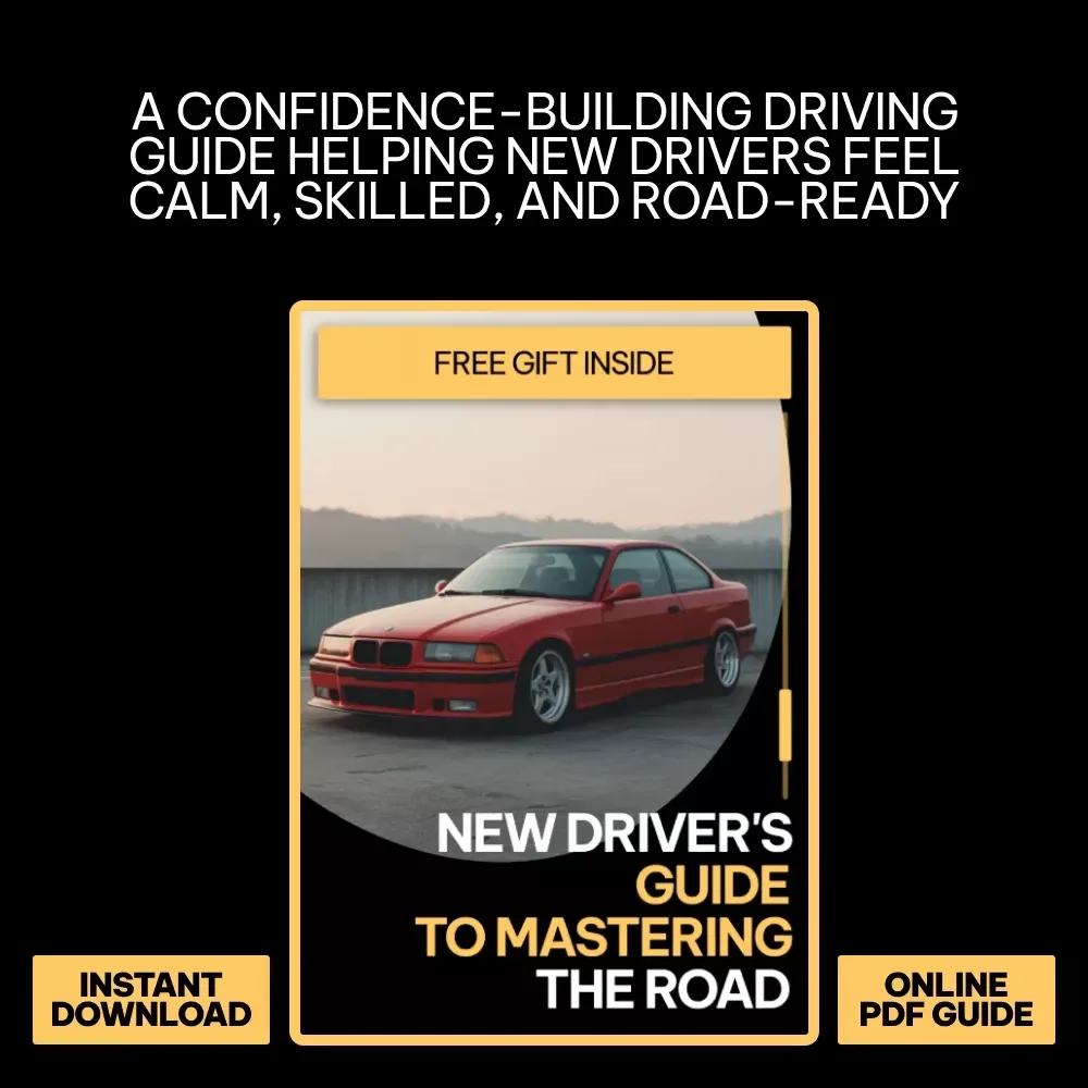 New Driver's Guide to Mastering the Road – Confidence-Building Driving eBook for Beginners, Step-by-Step Road Skills, Mental Prep & Real-World Driving Practice