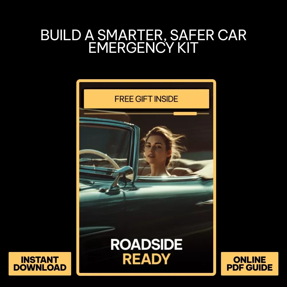 Roadside Ready – Car Emergency Kit Guide & Checklist | Roadside Safety Preparedness Digital Download