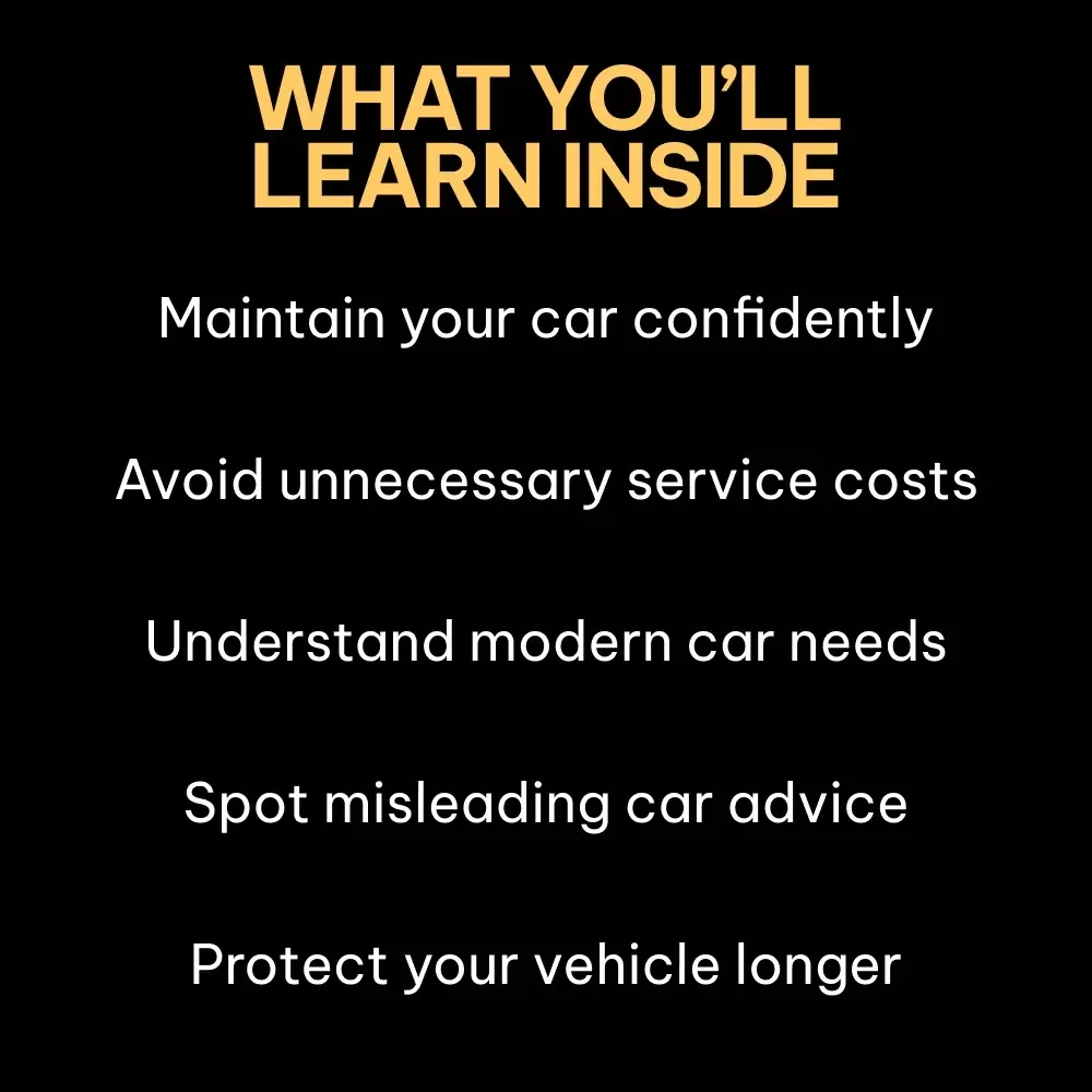 Unveiling the Truth About Car Maintenance | Practical eBook That Exposes Car Maintenance Myths & Saves You Money