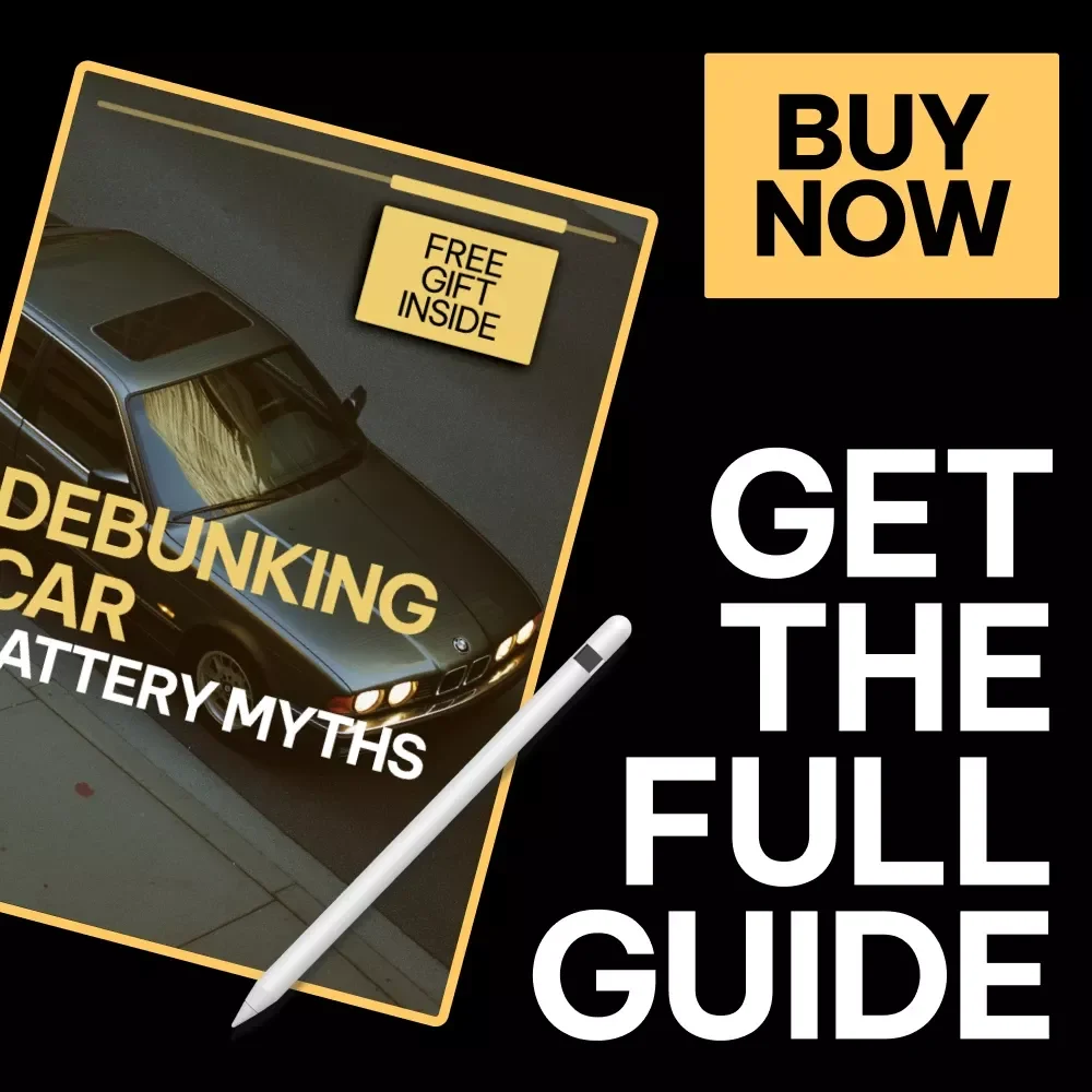 Debunking Car Battery Myths | Practical eBook Guide to Understanding car battery myths, Battery Care & Smarter Maintenance