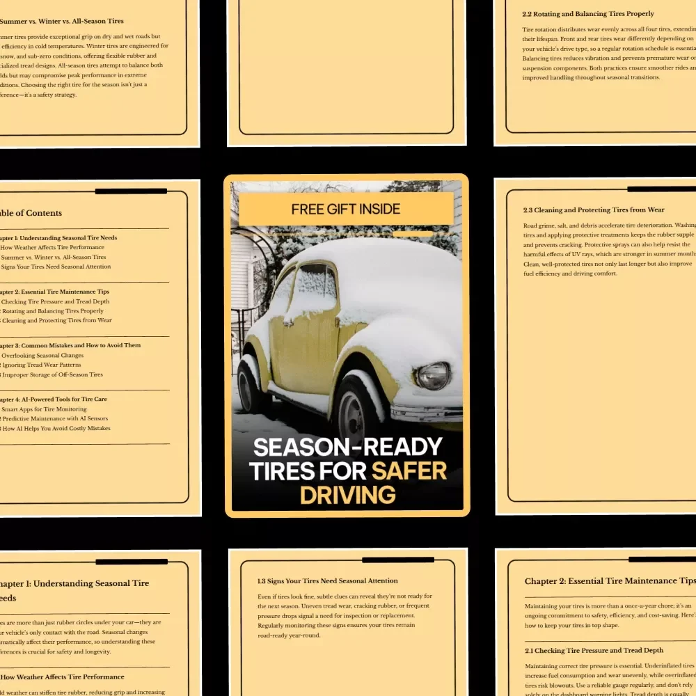 Season-Ready Tires for Safer Driving | Essential eBook with Tire Care Tips for Changing Seasons, Smart Maintenance & Future-Ready Safety