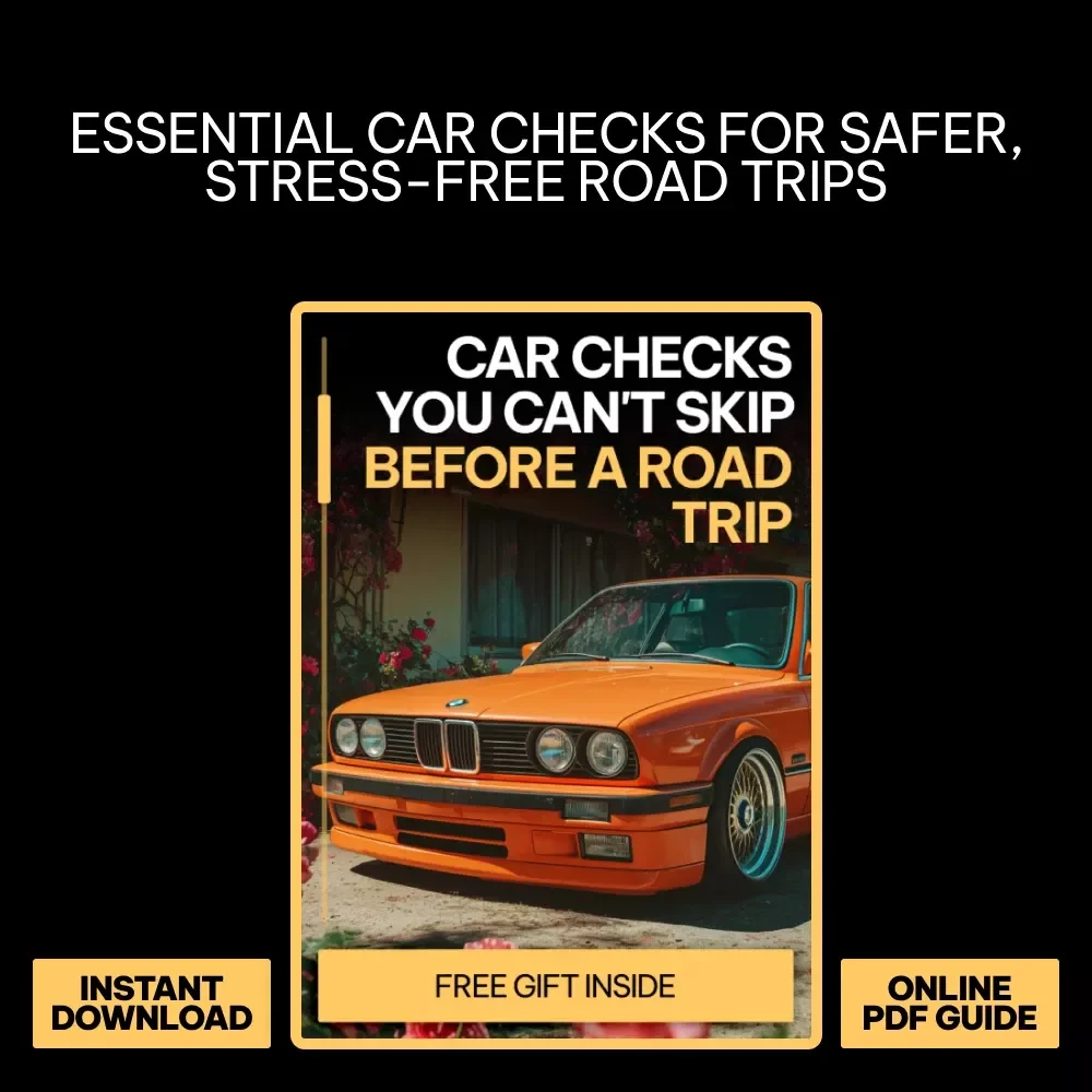 Car Checks You Can't Skip Before a Road Trip – Essential eBook Guide to Car Problems to Check Before a Road Trip, Vehicle Safety Checklist, Travel-Ready Car Prep Download