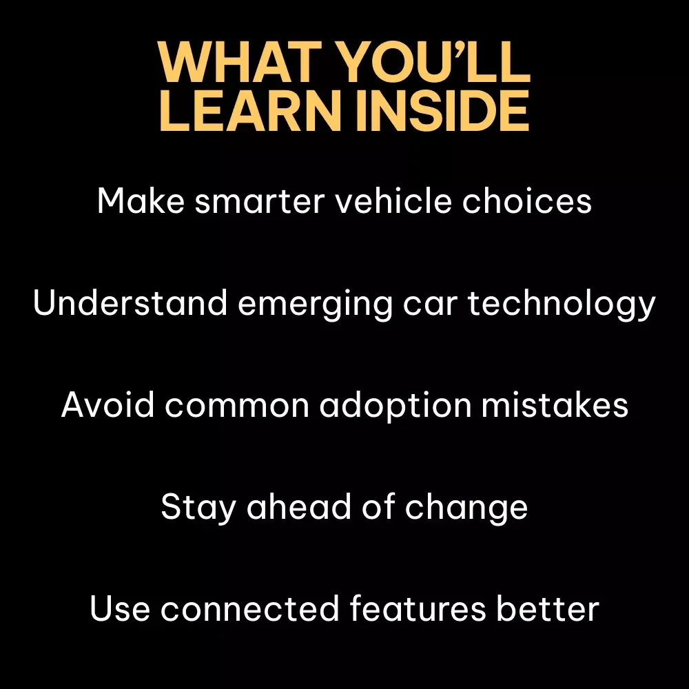 Navigating Tomorrow's Car Trends – Future Car Trends Guide for Electric, Autonomous & Connected Vehicles | Automotive Innovation Digital Download