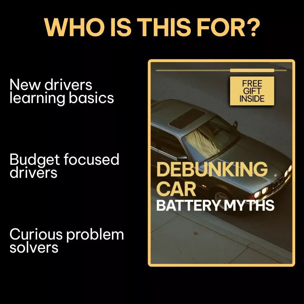 Debunking Car Battery Myths | Practical eBook Guide to Understanding car battery myths, Battery Care & Smarter Maintenance