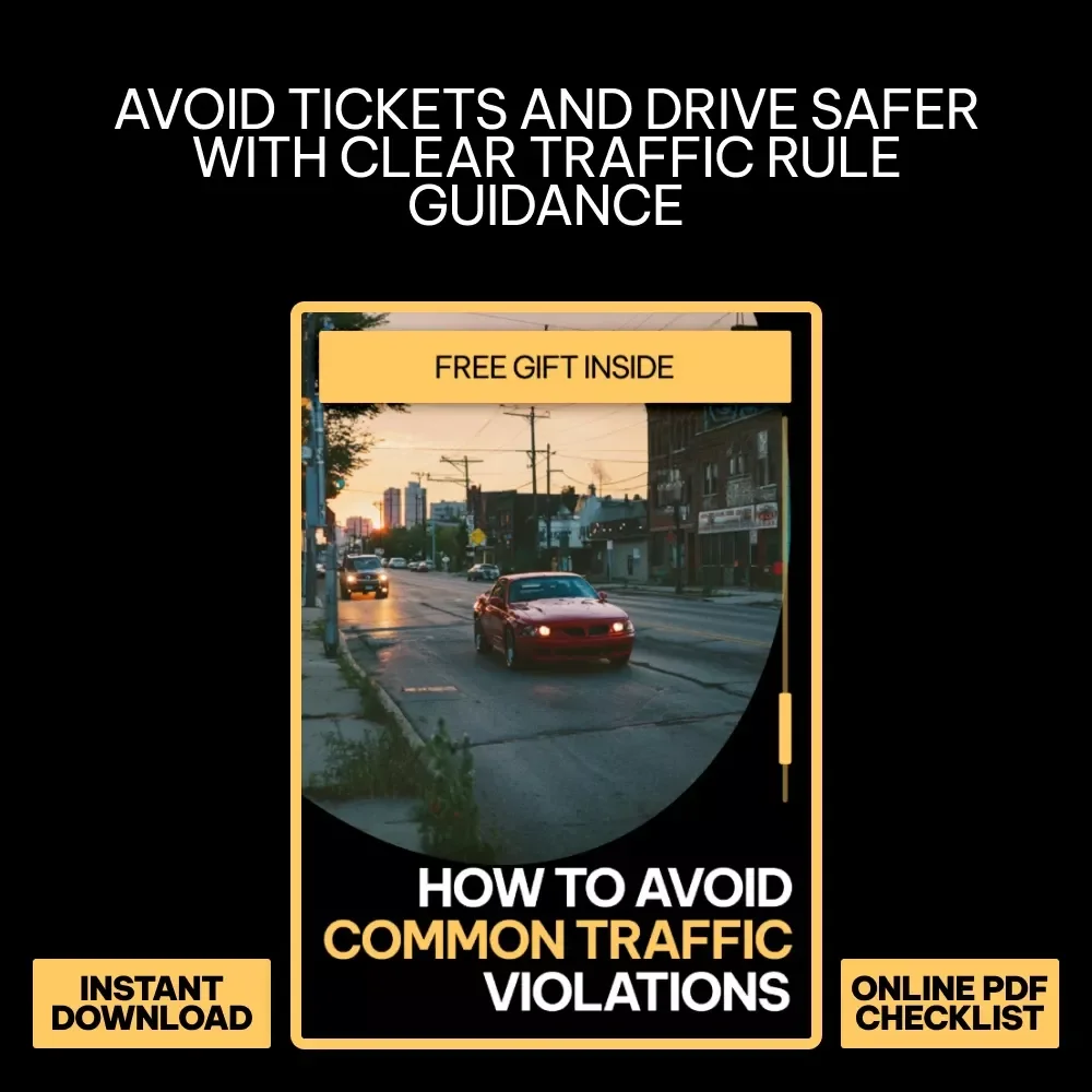 How to Avoid Common Traffic Violations | Practical Driving Safety Checklist | Smart Road Rules Guide